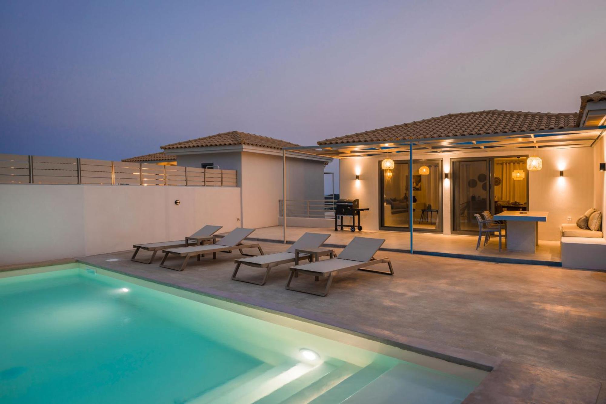 Villa Mirto - Iris Sunset Villas Lepedha Екстер'єр фото